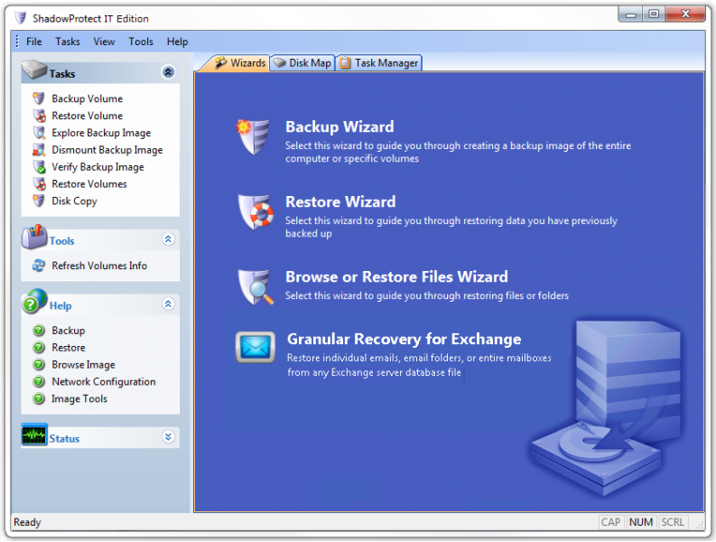 Using ShadowProtect IT Edition