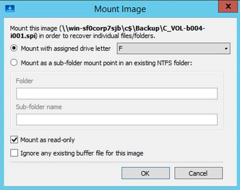 SPX Restoring Files and Folders