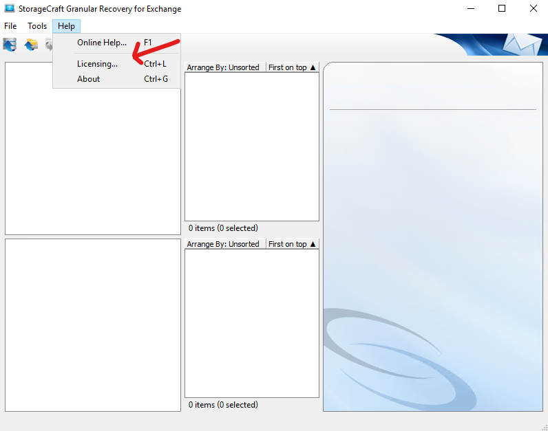 How To Find the serial number for StorageCraft software