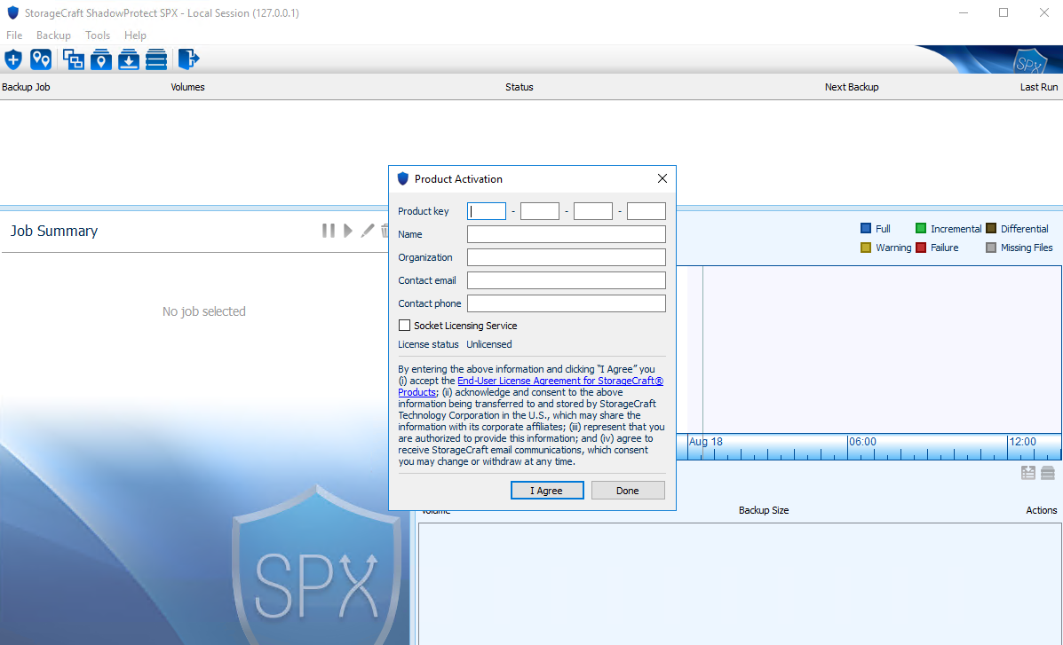 How To Find the serial number for StorageCraft software