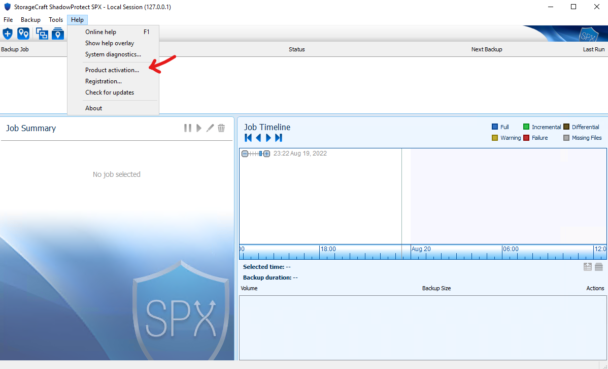 How To Find the serial number for StorageCraft software